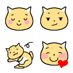 [LINE絵文字] 眉ねこちゃんの画像