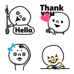 まるほそ⭐︎動く絵文字⑥の絵文字メイン画像