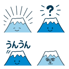 [LINE絵文字] 豊かな静岡えもじ① 富士山の画像