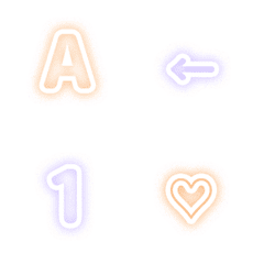 QxQ ピンクの輝きABC 123 英語 動く Letterの絵文字メイン画像
