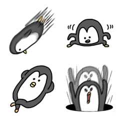 [LINE絵文字] コンディション悪い日のペンギンの画像