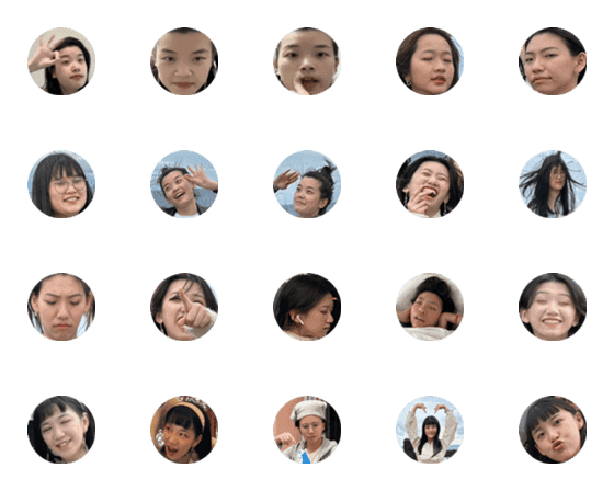 [LINE絵文字]gooooodpeopleの画像一覧
