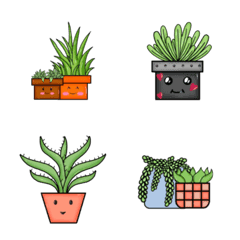 [LINE絵文字] Cute Cactus plantsの画像