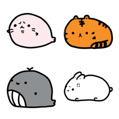 [LINE絵文字] 感情起伏動物モチの画像