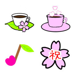 [LINE絵文字] Idyllic spring patternの画像