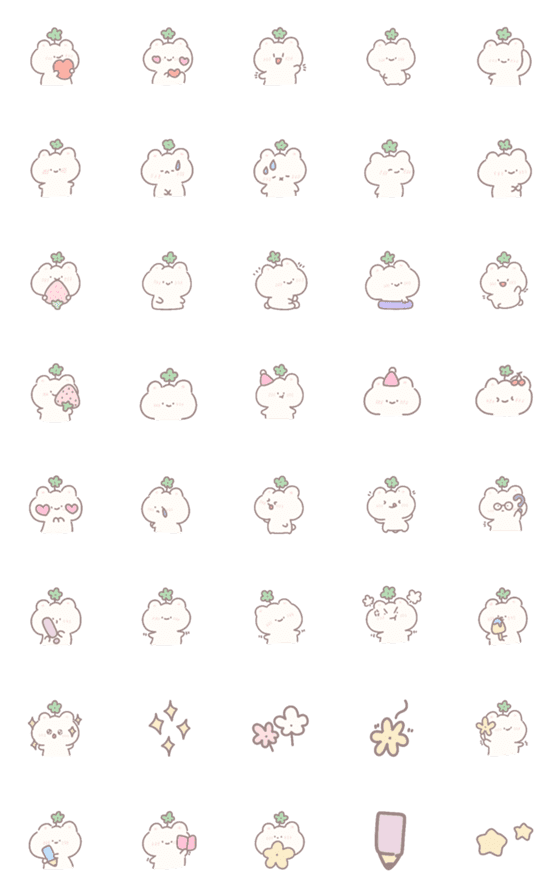 [LINE絵文字]Nza emoji pana bear.の画像一覧