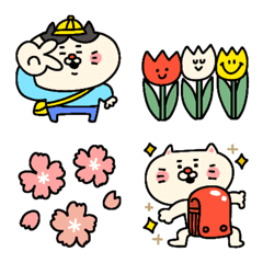[LINE絵文字] 動く☆ゆるネコさんの春だよの画像