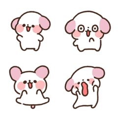 [LINE絵文字] PinkMonster emoji 01の画像