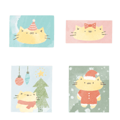 [LINE絵文字] christmas kitten 2の画像