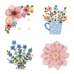 [LINE絵文字] 動く♡fleur de printemps＊春のお花♡の画像