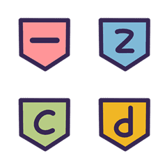 [LINE絵文字] Number/number/letter (label) (1-10)の画像