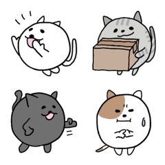 [LINE絵文字] ねこなのかも知れない絵文字の画像