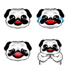 パグの絵文字 ＊3＊の絵文字メイン画像