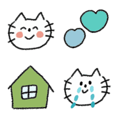 [LINE絵文字] 普通のねこちゃん②の画像