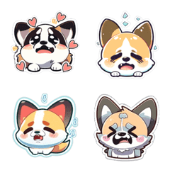 [LINE絵文字] cutecorgidogの画像