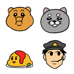 動く！ももたろうの絵文字の絵文字メイン画像