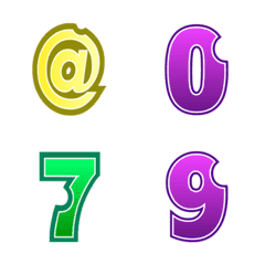 [LINE絵文字] Number emoji 79の画像