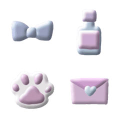 【ゆめかわ】ぷっくり絵文字の絵文字メイン画像