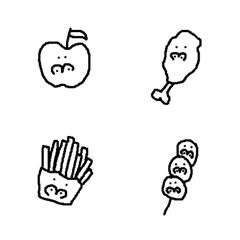 [LINE絵文字] Craziest Items and foods in the wotld！の画像