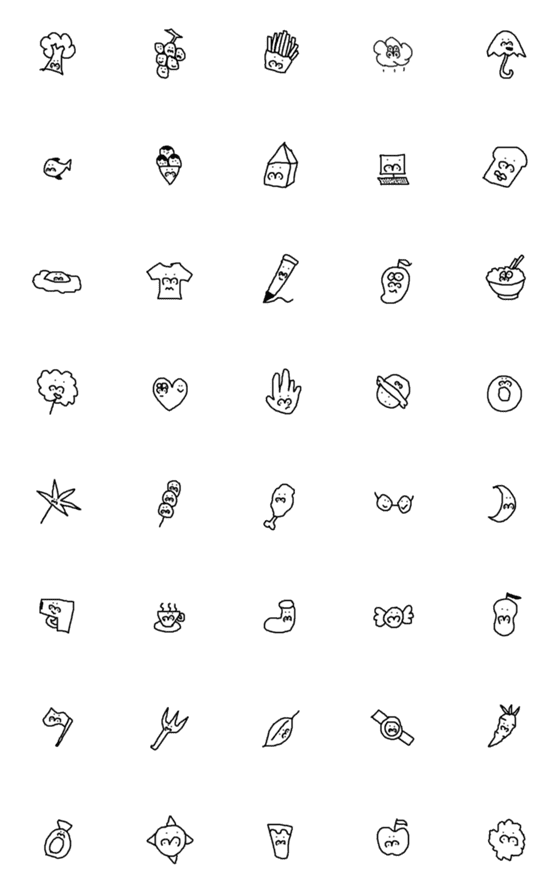 [LINE絵文字]Craziest Items and foods in the wotld！の画像一覧