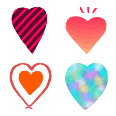 all heart♥9の絵文字メイン画像