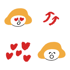 [LINE絵文字] シンプル♡毎日使える♡かわいい絵文字の画像