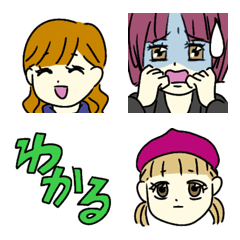 元気な子供たちとトマトの絵文字の絵文字メイン画像