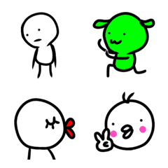 色々な雑キャラの絵文字メイン画像