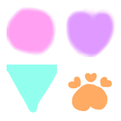 [LINE絵文字] emoji pastelの画像