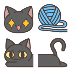 [LINE絵文字] Dou the Kiwi Cat: Cute Emoji (LV.1)の画像