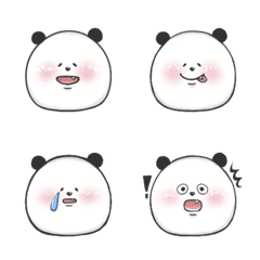 [LINE絵文字] 日常でつかえるかわいいパンダの絵文字の画像