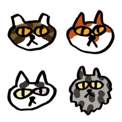 [LINE絵文字] 絵文字ねこ飼育員 part.2の画像