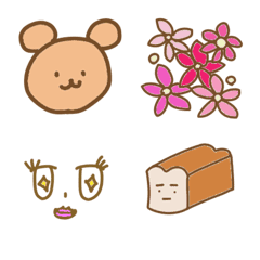 [LINE絵文字] かわいいいつものスタンプの画像