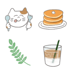 [LINE絵文字] ゆるっとかわいいカフェ絵文字の画像