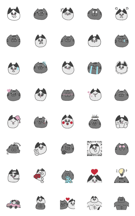 [LINE絵文字]ねこのちよとてまりの画像一覧