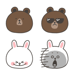 [LINE絵文字] ブラウンとコニースタンプの画像