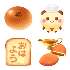 [LINE絵文字] 美味しいパンの絵文字の画像