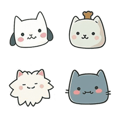 [LINE絵文字] Cats and Mysterious animalsの画像