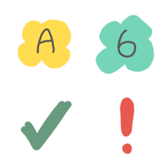 [LINE絵文字] Letters and numbers in flowers.の画像