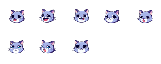 [LINE絵文字]meme catの画像一覧