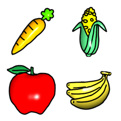 [LINE絵文字] fruit ＆ vegetableの画像