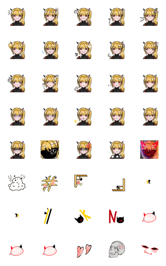 [LINE絵文字]FiNriN-chaN！ The demonの画像一覧