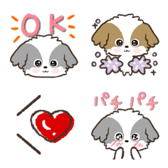 [LINE絵文字] ▶︎動く♡愛犬家たちのわんこ♡毎日絵文字の画像