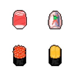 [LINE絵文字] pixel sushiの画像