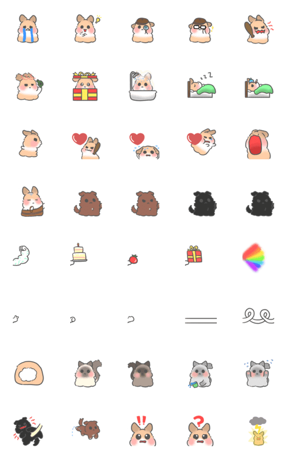 [LINE絵文字]OPENJAM RABBIT！！！！の画像一覧