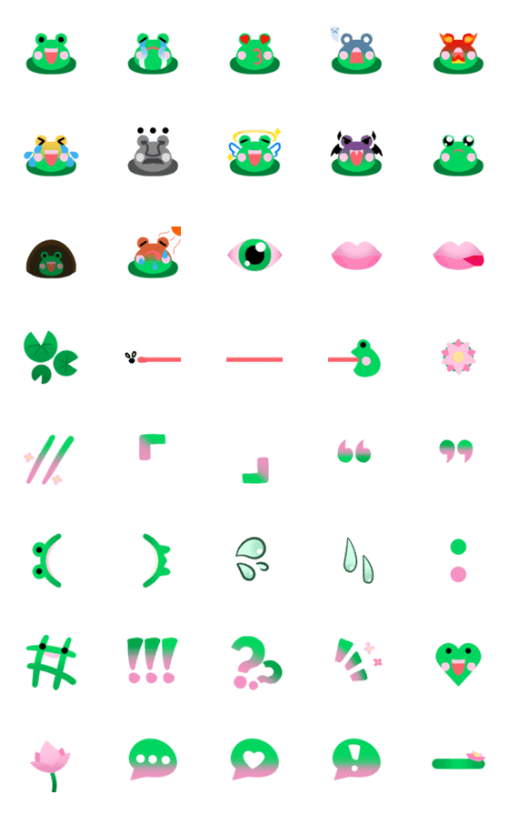 [LINE絵文字]Frog Roleplayの画像一覧