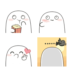[LINE絵文字] Moco Moco animated emojiの画像