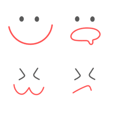 [LINE絵文字] Red mouthの画像