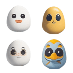 [LINE絵文字] Egg Planet: The Cute Egg Republic VOL.4の画像