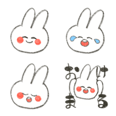 [LINE絵文字] YUMEUSAGI Emojiの画像